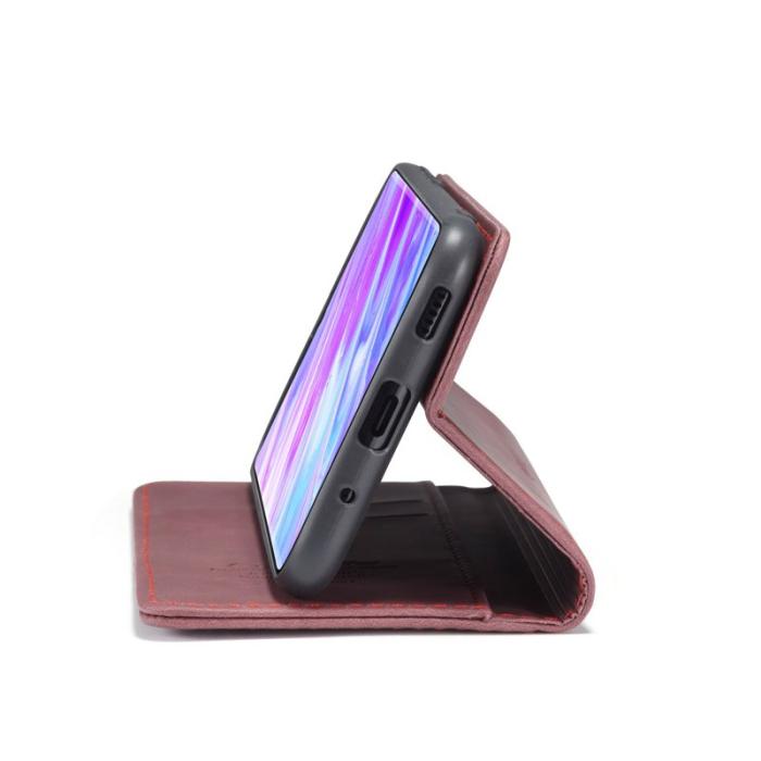 Caseme - CASEME 013 Business Läderfodral för Samsung Galaxy S20 Ultra - Röd