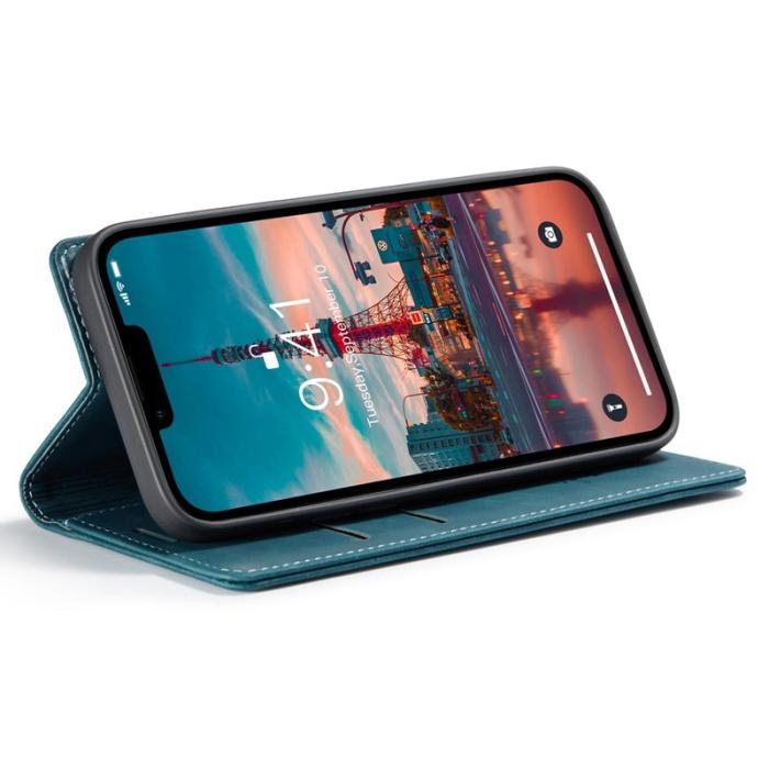 Caseme - CASEME 013 Flip Case för iPhone 14 Plus 6.7 tum Grön