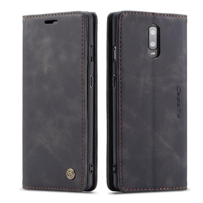 Caseme - CASEME 013 Flip Wallet Fodral för OnePlus 7 - Svart
