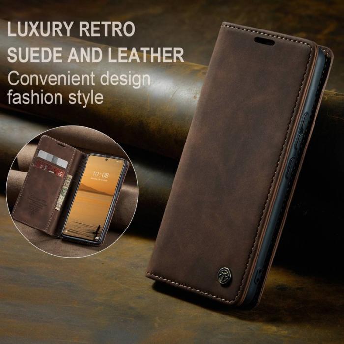 Caseme - CASEME 013 för Xiaomi 12 Lite 5G Plånboksfodral - Kaffe