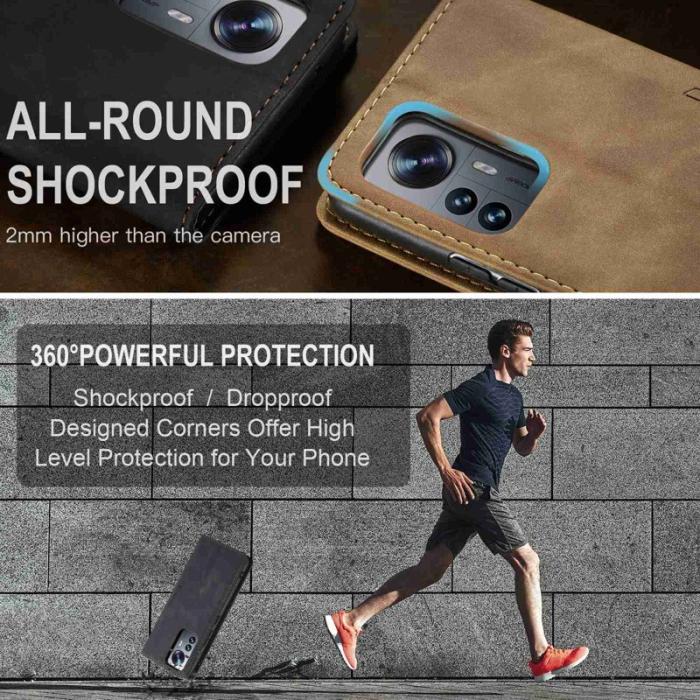 Caseme - CASEME 013 för Xiaomi 12 Lite 5G Plånboksfodral Svart