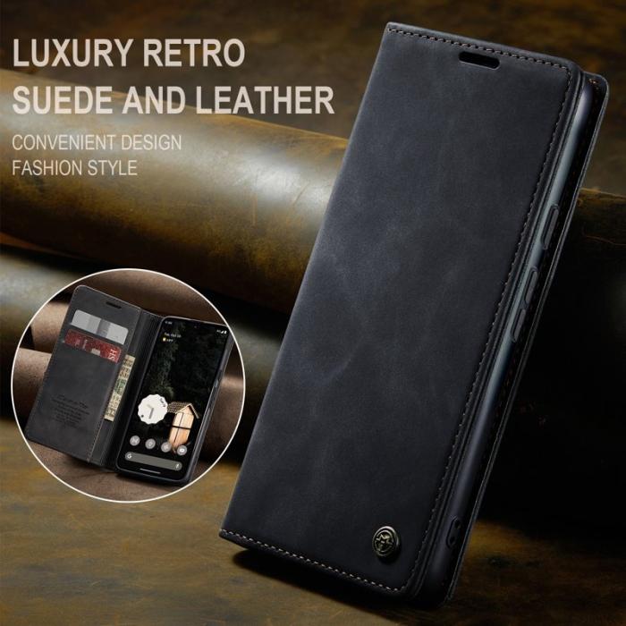 Caseme - CASEME 013 Google Pixel 9 Pro XL Skal med Kortfack Läder - Svart