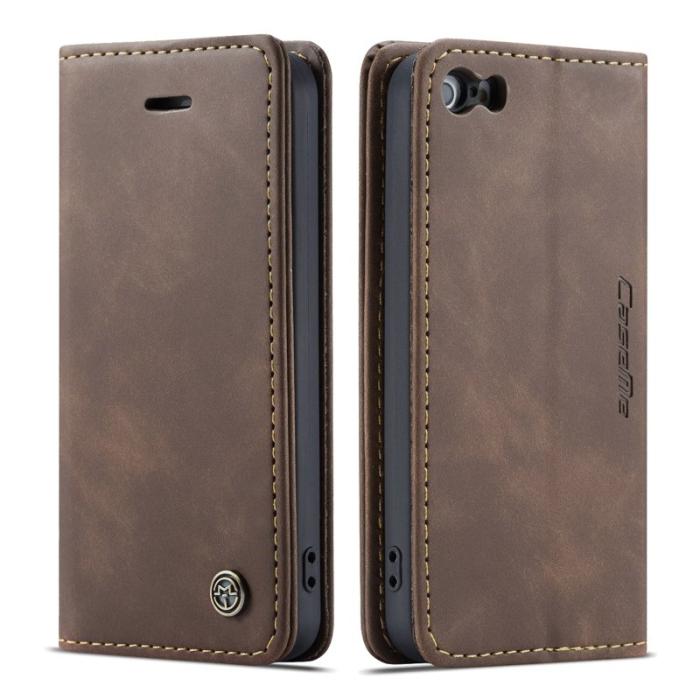 Caseme - CASEME 013 iPhone 5s/SE Fodral med kortplats - Kaffe