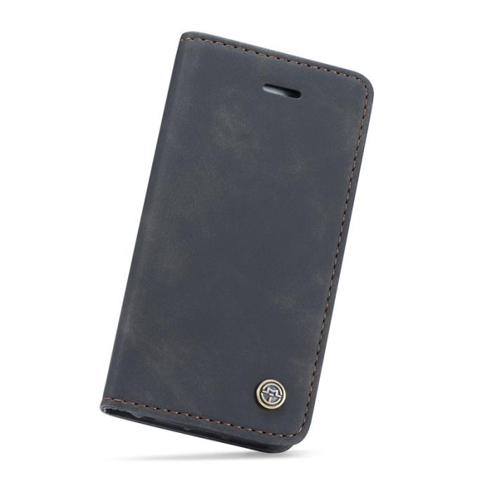 Caseme - CASEME 013 iPhone 5s/SE Fodral med kortplats Läder Svart