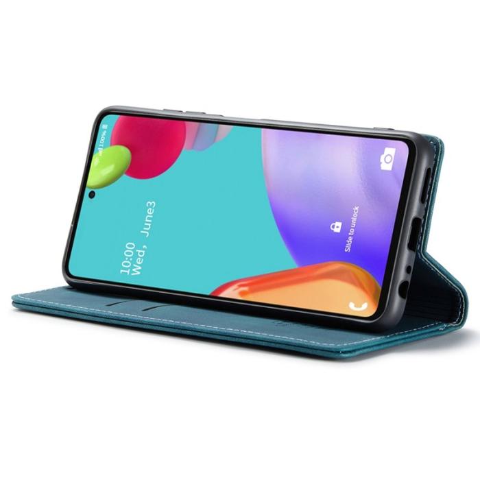 Caseme - CASEME 013 Läderfodral för Samsung Galaxy A52 5G - Blå