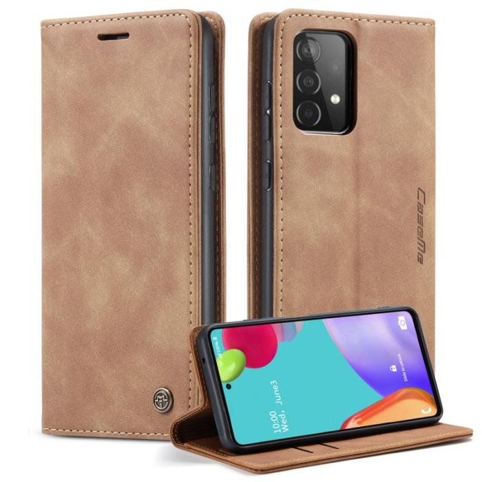 Caseme - CASEME 013 Läderfodral till Samsung Galaxy A52 5G - Brun
