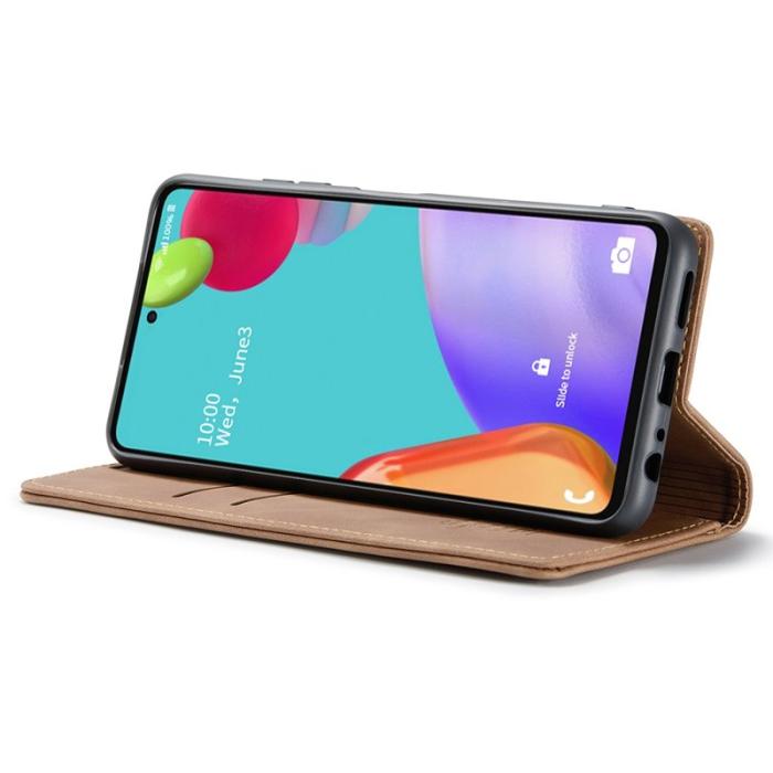 Caseme - CASEME 013 Läderfodral till Samsung Galaxy A52 5G - Brun