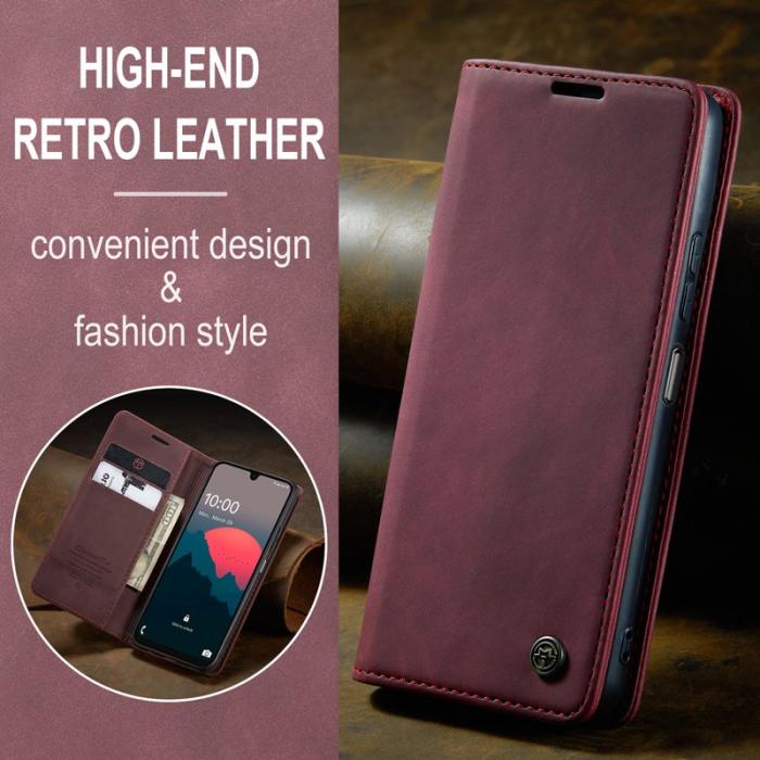 Caseme - CASEME 013 Samsung Galaxy A26 5G Skal med kortfack Röd