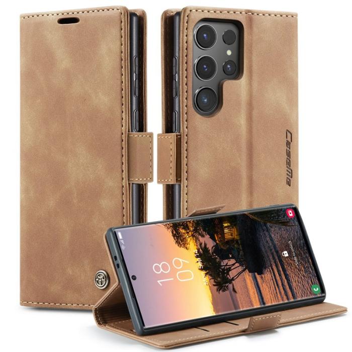 Caseme - CASEME 013 Samsung Galaxy S24 Ultra Fodral Brun