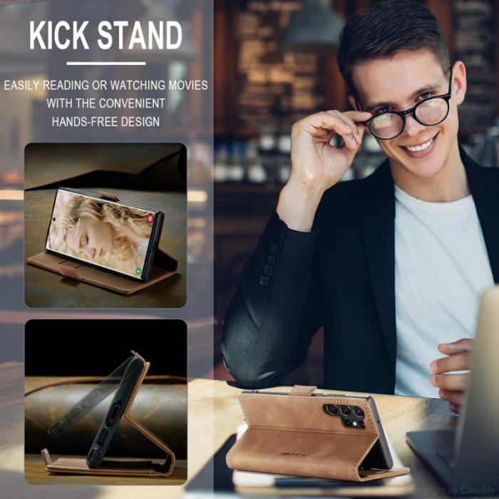 Caseme - CASEME 013 Samsung Galaxy S24 Ultra Fodral Brun