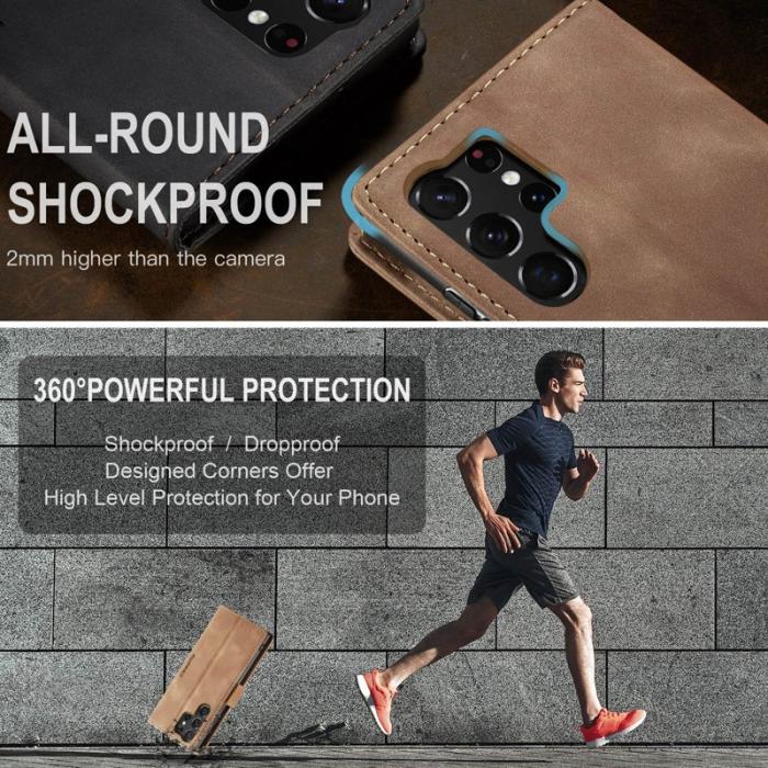 Caseme - CASEME 013 Samsung Galaxy S24 Ultra Fodral Brun