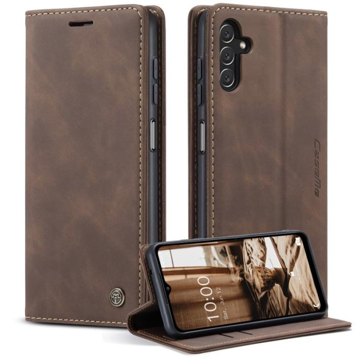 Caseme - CASEME 013 Series Fodral för Samsung Galaxy A14 5G - Coffee