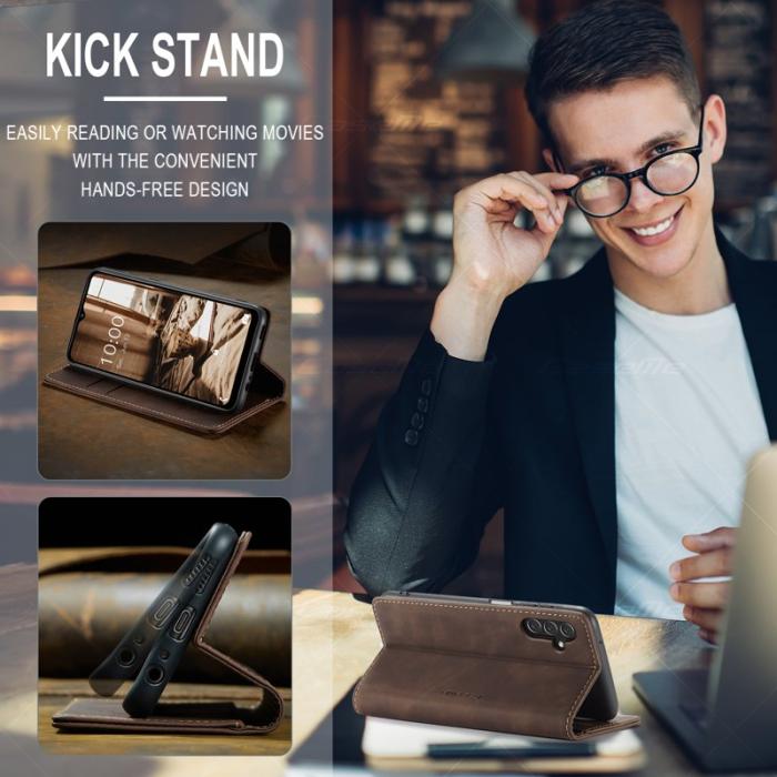 Caseme - CASEME 013 Series Fodral för Samsung Galaxy A14 5G - Coffee