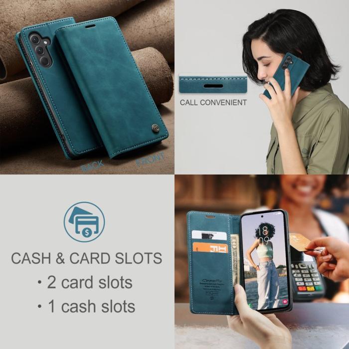 Caseme - CASEME 013 Series Fodral för Samsung Galaxy A36 5G - Blå