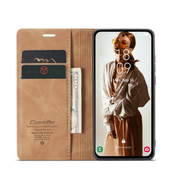 Caseme - CASEME 013 Series Fodral för Samsung Galaxy A36 5G - Brun