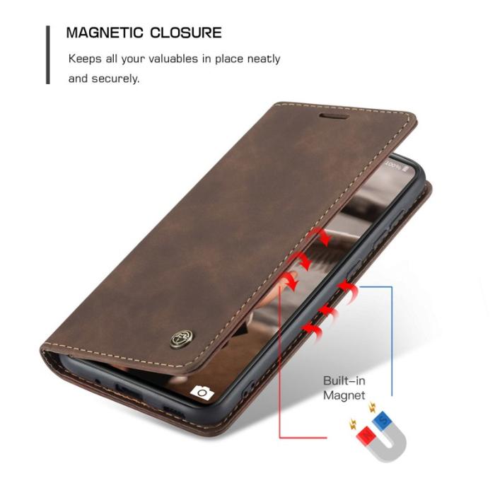 Caseme - CASEME 013 Series Fodral för Samsung Galaxy S20 FE 2022 - Kaffe