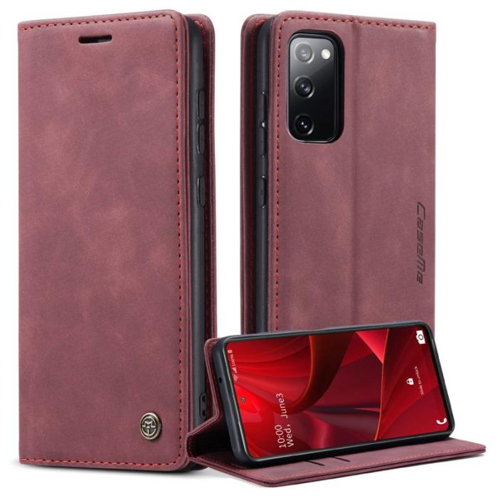 Caseme - CASEME 013 Series Fodral för Samsung Galaxy S20 FE 5G - Röd