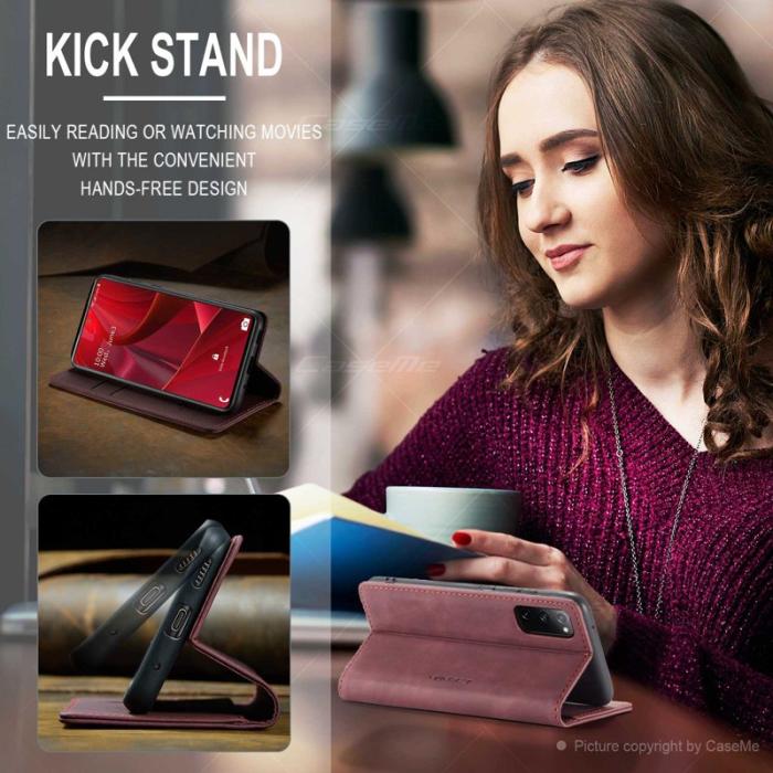 Caseme - CASEME 013 Series Fodral för Samsung Galaxy S20 FE 5G - Röd