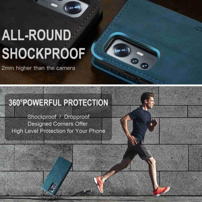 Caseme - CASEME 013 Series Fodral för Xiaomi 12 5G - Blå