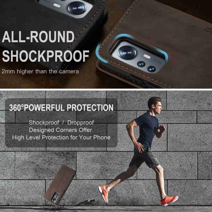 Caseme - CASEME 013 Series Fodral för Xiaomi 12 5G - Kaffe