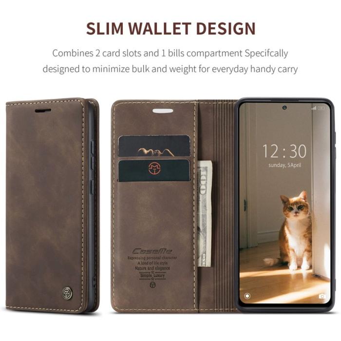 Caseme - CASEME 013 Series Fodral för Xiaomi 12 5G - Kaffe
