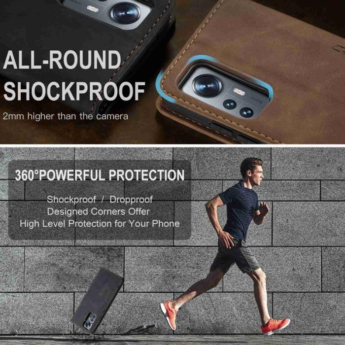 Caseme - CASEME 013 Series Fodral för Xiaomi 12 5G - Svart