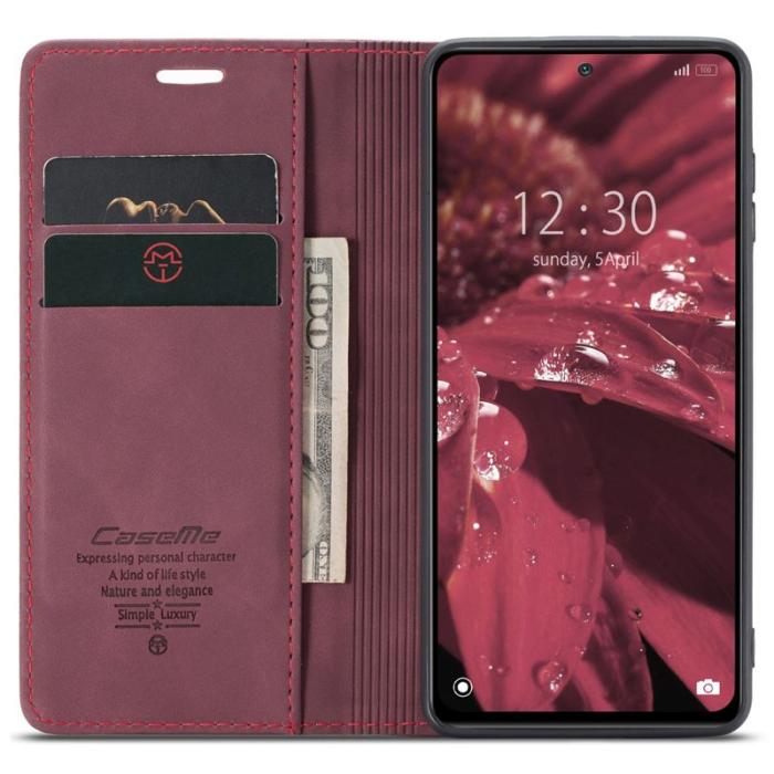 Caseme - CASEME 013 Series Fodral för Xiaomi 12 5G - Vinröd