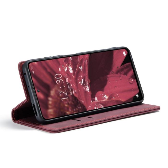 Caseme - CASEME 013 Series Fodral för Xiaomi 12 5G - Vinröd