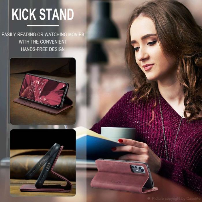 Caseme - CASEME 013 Series Fodral för Xiaomi 12 5G - Vinröd