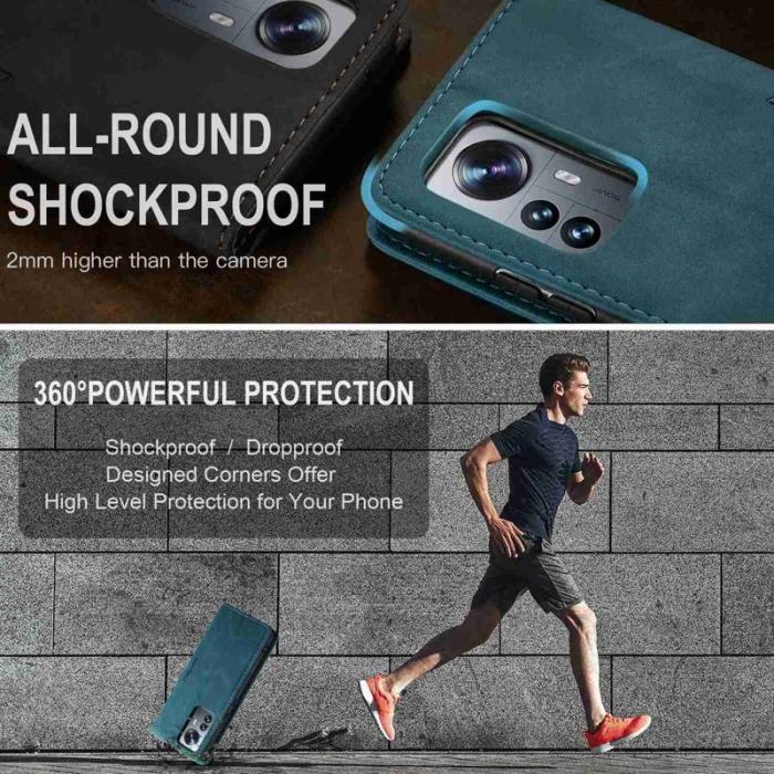 Caseme - CASEME 013 Series Fodral för Xiaomi 12 Pro 5G - Blå
