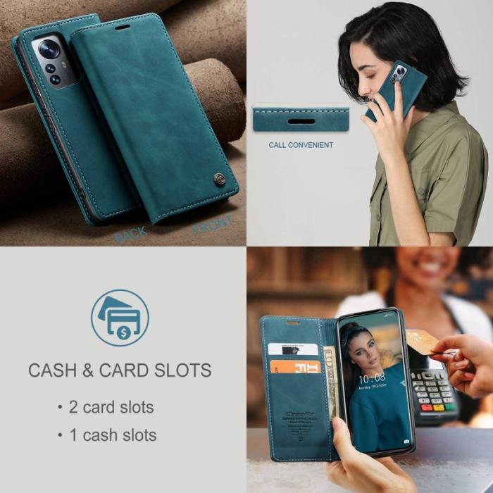 Caseme - CASEME 013 Series Fodral för Xiaomi 12 Pro 5G - Blå