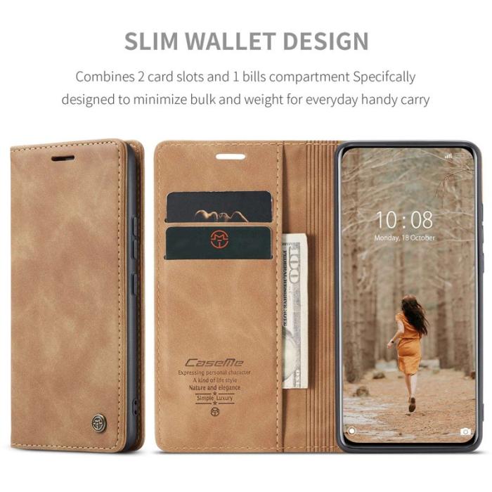 Caseme - CASEME 013 Series Fodral för Xiaomi 12 Pro 5G - Brun
