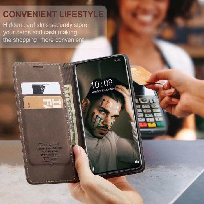 Caseme - CASEME 013 Series Fodral för Xiaomi 12 Pro 5G - Kaffe