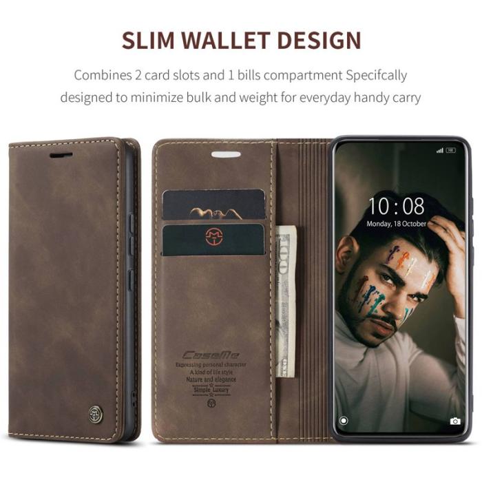 Caseme - CASEME 013 Series Fodral för Xiaomi 12 Pro 5G - Kaffe