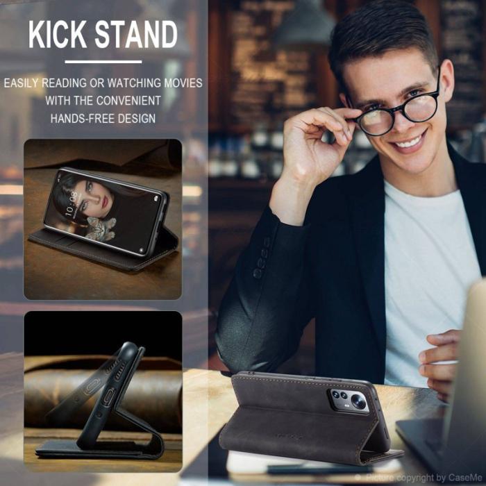 Caseme - CASEME 013 Series Fodral för Xiaomi 12 Pro 5G - Svart