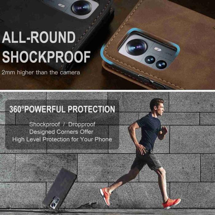 Caseme - CASEME 013 Series Fodral för Xiaomi 12 Pro 5G - Svart