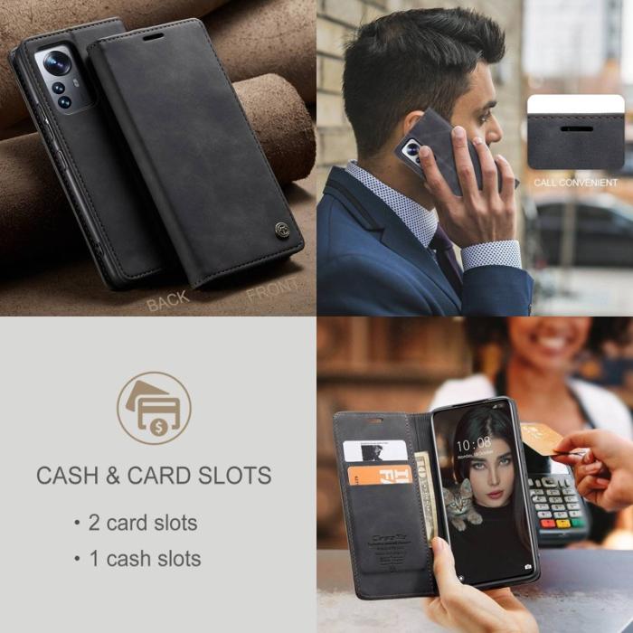 Caseme - CASEME 013 Series Fodral för Xiaomi 12 Pro 5G - Svart