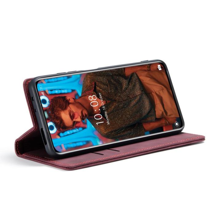 Caseme - CASEME 013 Series Fodral för Xiaomi 12 Pro 5G - Vinröd