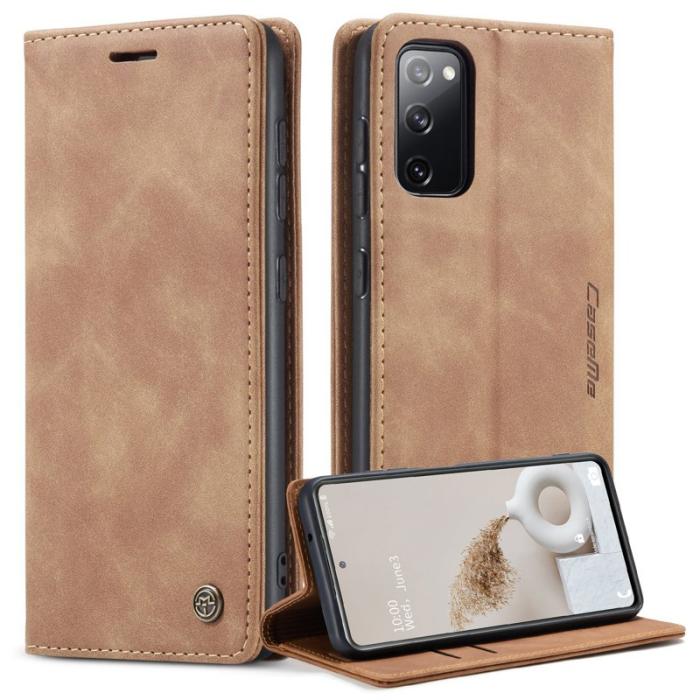 Caseme - CASEME 013 Series Fodral Samsung Galaxy S20 FE 4G/5G Brun
