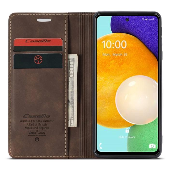 Caseme - CASEME 013 Series Fodral till Samsung Galaxy A53 5G - Kaffe