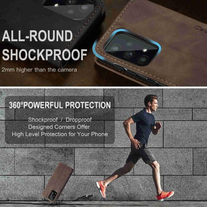 Caseme - CASEME 013 Series Fodral till Samsung Galaxy A53 5G - Kaffe