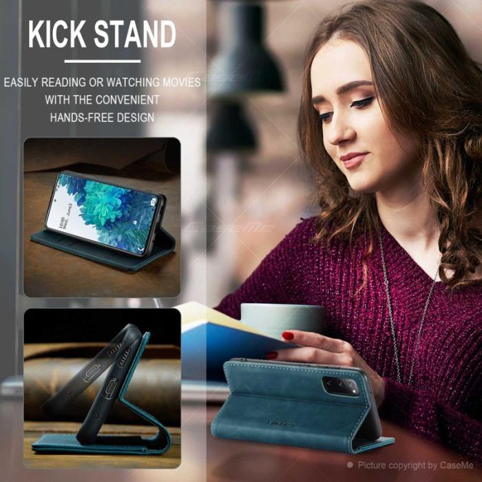 Caseme - CASEME 013 Series Fodral till Samsung Galaxy S20 FE 5G - Blå