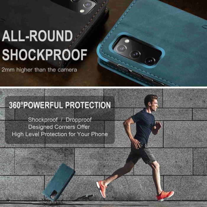 Caseme - CASEME 013 Series Fodral till Samsung Galaxy S20 FE 5G - Blå