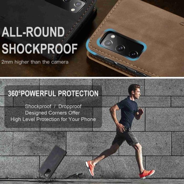 Caseme - CASEME 013 Series Fodral till Samsung Galaxy S20 FE - Svart