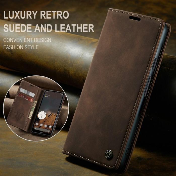 Caseme - CASEME 013 Series Google Pixel 10 Pro Fodral Läder Kaffe