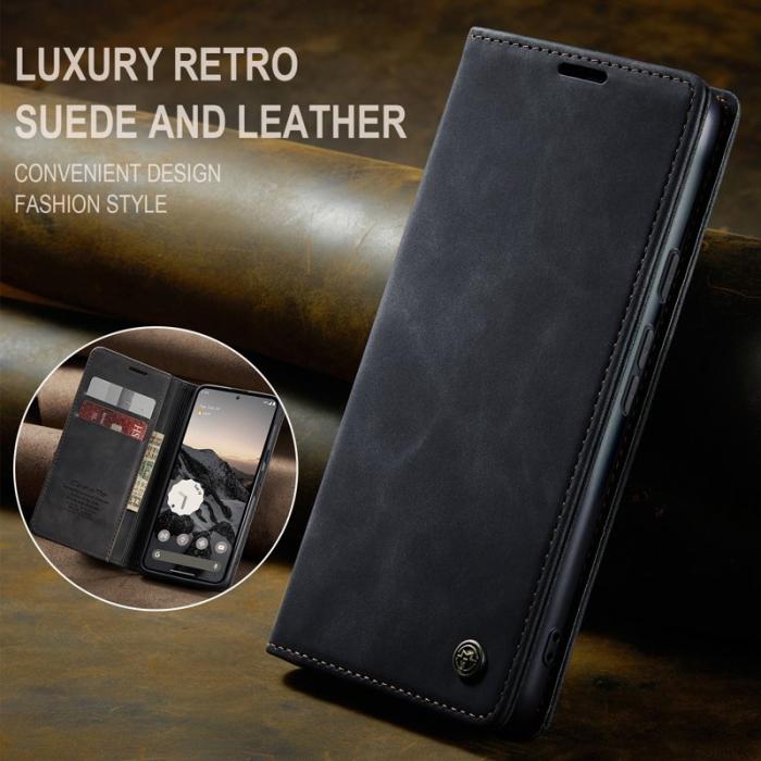 Caseme - CASEME 013 Series Google Pixel 10 Pro Fodral Läder Svart