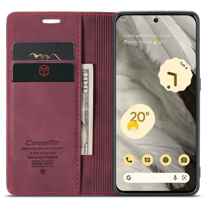 Caseme - CASEME 013 Series Google Pixel 8 Mobilskal Magnetisk Röd