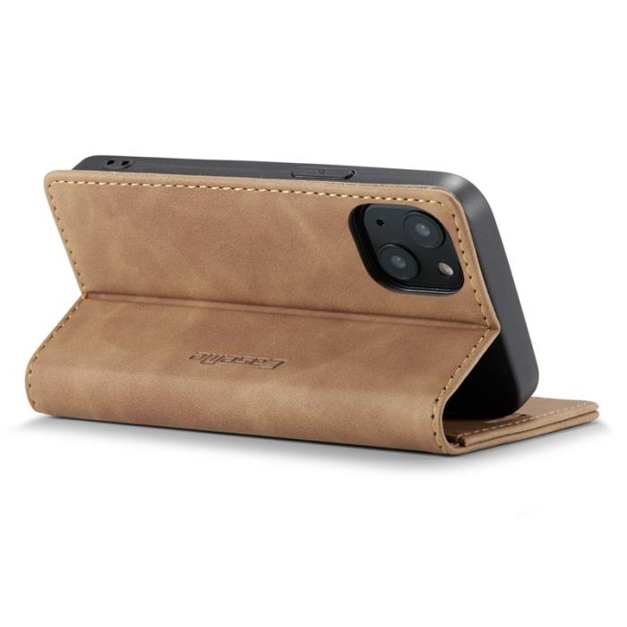 Caseme - CASEME 013 Series iPhone 13 mini Fodral Läder Magnetisk Brun