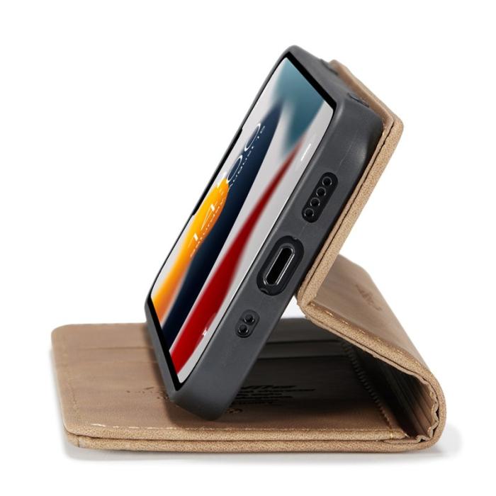 Caseme - CASEME 013 Series iPhone 13 mini Fodral Läder Magnetisk Brun