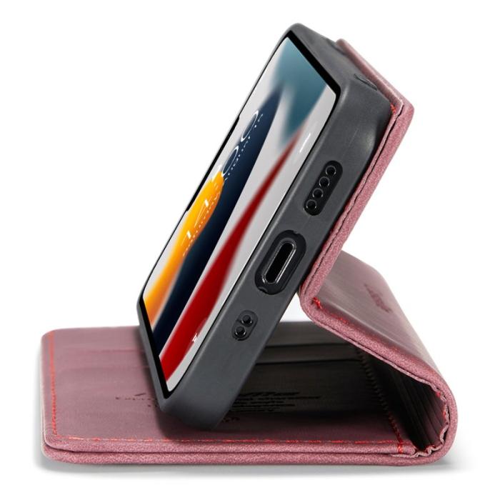 Caseme - CASEME 013 Series iPhone 13 mini Fodral Läder Röd